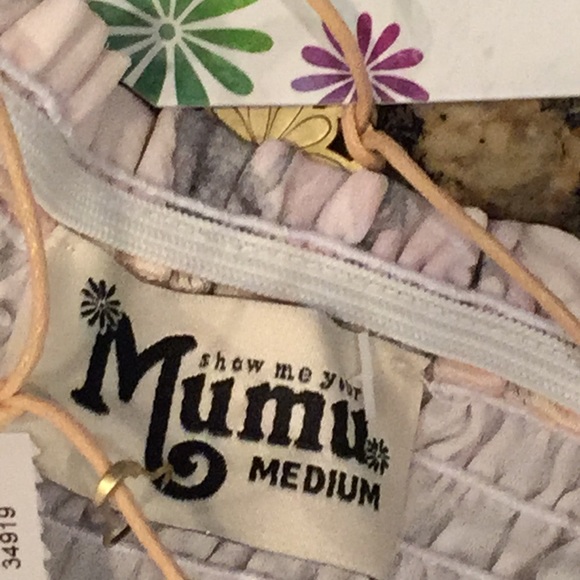 Show Me Your Mumu Top Raquel Smock Off Shoulder - Picture 8 of 8